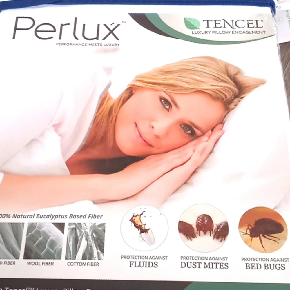 Perlux King Sized Luxury Pillow Encasement Covers